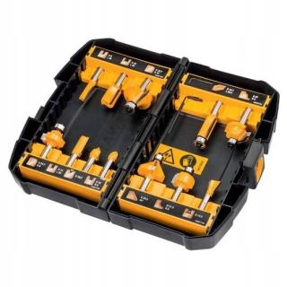 ZESTAW FREZOW DEWALT 12SZT