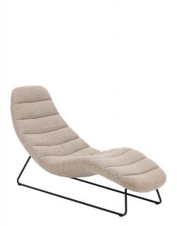 -10% z kodem BD10 - Nowoczesny szezlong do salonu Chaplin, beż, wygodny