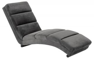 -10% z kodem BD10 - Szezlong Slinky, nowoczesny, tapicerowany, do salonu, szary