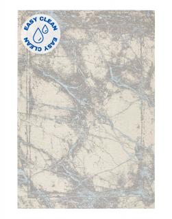 Duży dywan 200 x 280 Deco Rugs Grey Blue Net (4528) beżowo-niebieski