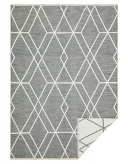 Duży dywan do salonu White Diamond 4125 biało-szary 200x280