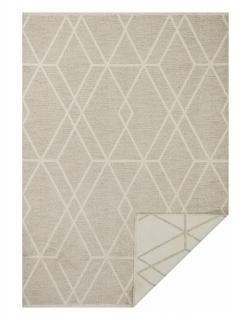 Dywan dwustronny Boucle Cream Diamond 200x280 cm beżowy, geometryczny