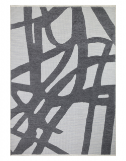 Dywan dwustronny Boucle Grey Abstract 4122 200x280