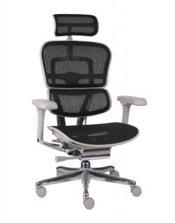 Fotel biurowy Ergohuman 2 Elite GS Black, czarny, ergonomiczny, siatkowy