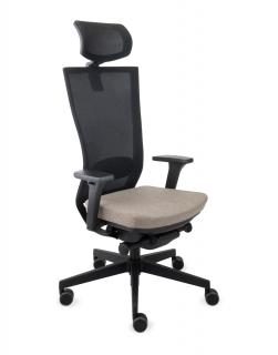 Fotel biurowy Marti BS HD, obrotowy dla aktywnych użytkowników, dynamiczne oparcie