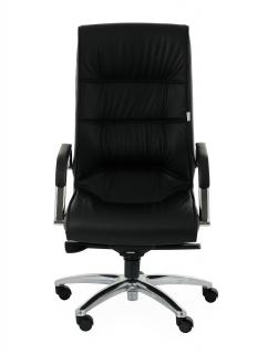Fotel biurowy Nexus - naturalna skóra, obrotowy, elegancki, tapicerowany, skórzany