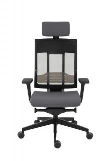 Fotel ergonomiczny Xenon Net 111 SFL - 24h, nowoczesny do biura