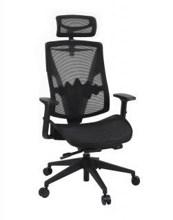 Fotel Futura Mesh - biurowy, obrotowy, siatkowy, ergonomiczny, wygodny dla kręgosłupa