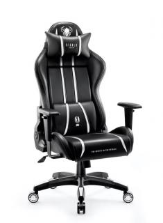 Fotel gamingowy Diablo X-One 2.0 Normal - Czarno-biały