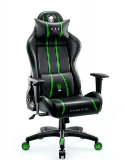 Fotel gamingowy Diablo X-One 2.0 Normal: Czarno-zielony