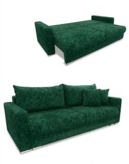 Kanapa sofa z funkcją spania Siesta, do salonu ze schowkiem na pościel