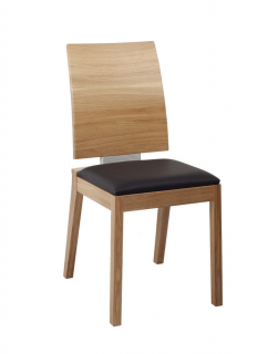 Klasyczne krzesło Terra drewniane, tapicerowane