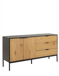 Komoda do salonu Seaford (21803), dziki dąb