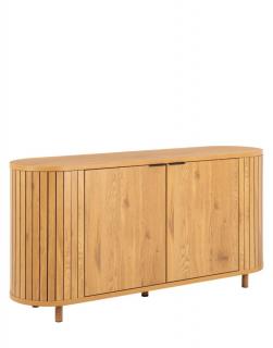 Komoda drewniana do salonu Colima (23411) z lamelami, 160 cm, duża