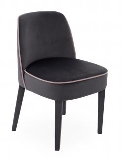 Krzesło Chelsea Plus, tapicerowane, wygodne, z lamówką, eleganckie, do salonu, do restauracji, do biur architektonicznych