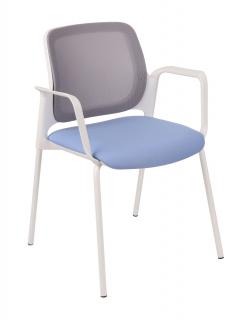 Krzesło konferencyjne Aspen 4L WS Arm Białe
