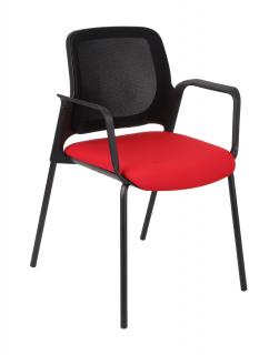 Krzesło konferencyjne z podłokietnikami Aspen 4L BS Arm