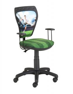 Krzesło Ministyle Black Piłkarz dla dziecka do nauki przy biurku