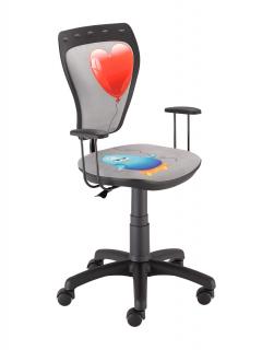Krzesło Ministyle gtp Kurczak z Sercem, krzesło na dziecka do nauki