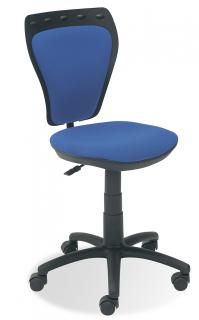 Krzesło Ministyle gts - czarno-niebieskie krzesło dla dziecka