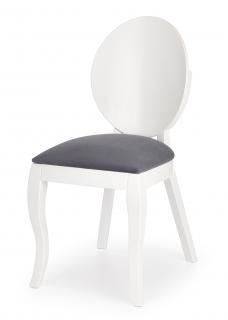 Krzesło tapicerowane Verdi, krzesło białe