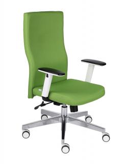 Krzesło Team Plus W Chrome - fotel biurowy, obrotowy, tapicerowany, wygodny
