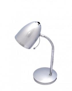 Lampa biurkowa K-MT-200 Kajtek - srebrna, do biura, do pokoju dziecka