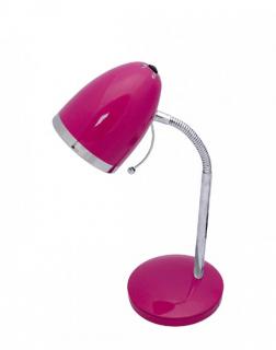 Lampa biurkowa K-MT_200 Kajtek - różowa, do biura, do pokoju dziecka