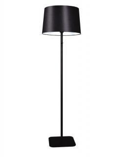 Lampa podłogowa K-4769 Esseo, stojąca w stylu klasycznym, z czarnym kloszem, abażurem