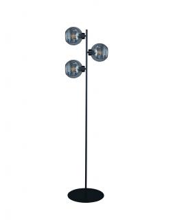 Lampa podłogowa K-4854, oświetlenie do salonu z trzema okrągłymi kloszami