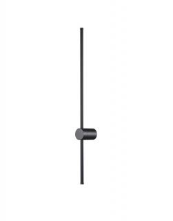 Lampa ścienna nowoczesny kinkiet Sparo 100 cm, czarny