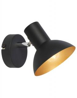 Lampa sufitowa ścienna Diso 1x40W, kinkiet loftowy, do sypialni, do łazienki