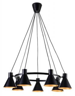 Lampa wisząca More 7x40W, loftowa, do salonu