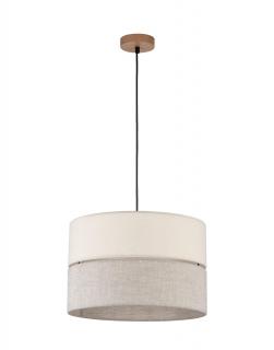 Lampa wisząca nad stół Eco380, sufitowa, boho drewniana, do salonu