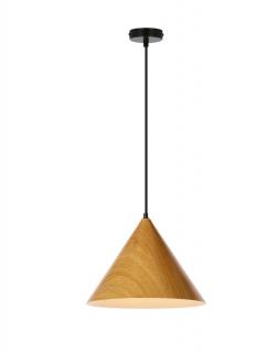 Lampa wisząca stożkowa Dunca 32 jasny dąb, boho