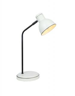 Lampka biurkowa biało-czarna Zumba 41-72078, lampka młodzieżowa