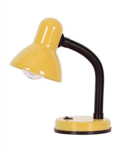 Lampka biurkowa dla ucznia K-MT-203 Cariba, lampka młodzieżowa, żółta