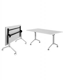 Mobilny stół składany Convenio RC 160x70 cm, na kółkach, konferencyjny, składany, do biura