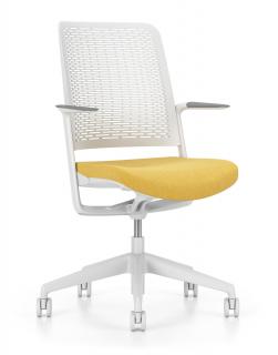 Obrotowe krzesło biurowe WithMe tapicerowane