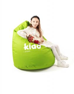 Pufa dla dziecka Kido by Diablo: zielona, worek, dla dziewczynki, dla chłopca