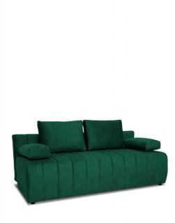 Sofa 3-osobowa z funkcją spania Domino zielona