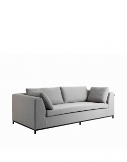 Sofa Ambient 3-osobowa na metalowym stelażu, w stylu loftowym