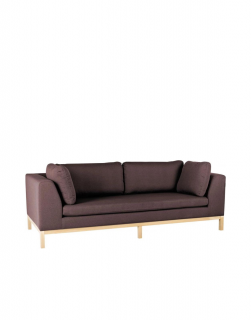 Sofa Ambient Wood 3-osobowa, elegancka sofa