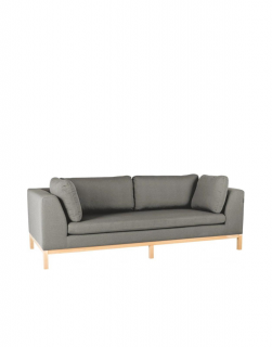 Sofa Ambient Wood 3-osobowa rozkładana, elegancka sofa, sofa z funkcją spania