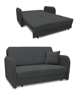 Sofa rozkładana z pojemnikiem na pościel Ozi III, amerykanka