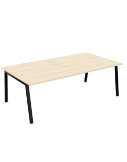Stół konferencyjny CS5040 A-LEG 220x120, duży, z metalowymi nogami, prostokątny, nowoczesny