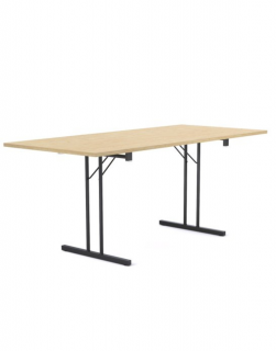 Stół konferencyjny Folding 140x60 cm, do sali konferencyjnej, składany, prostokątny