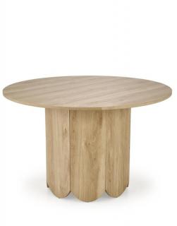 Stół okrągły Hugo, drewniany, do jadalni