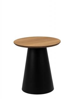 Stolik kawowy okrągły Soli (23304), dąb, 45 cm, do salonu