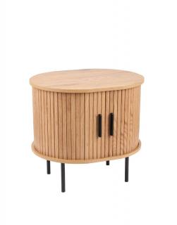 Szafka nocna Loftwood (320), dziki dąb, lamele